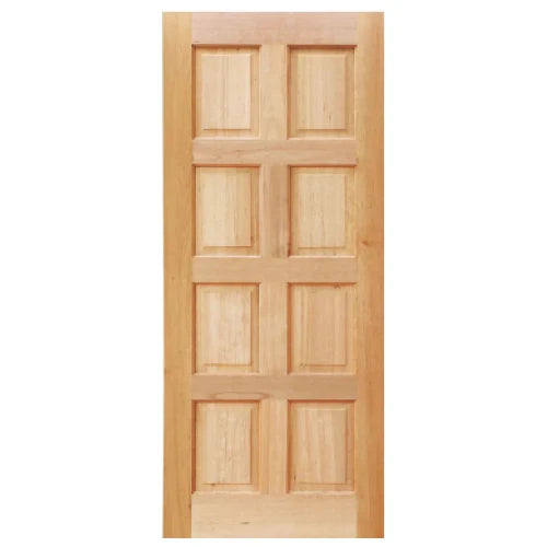 Meranti Solid 8 Panel Exterior Door