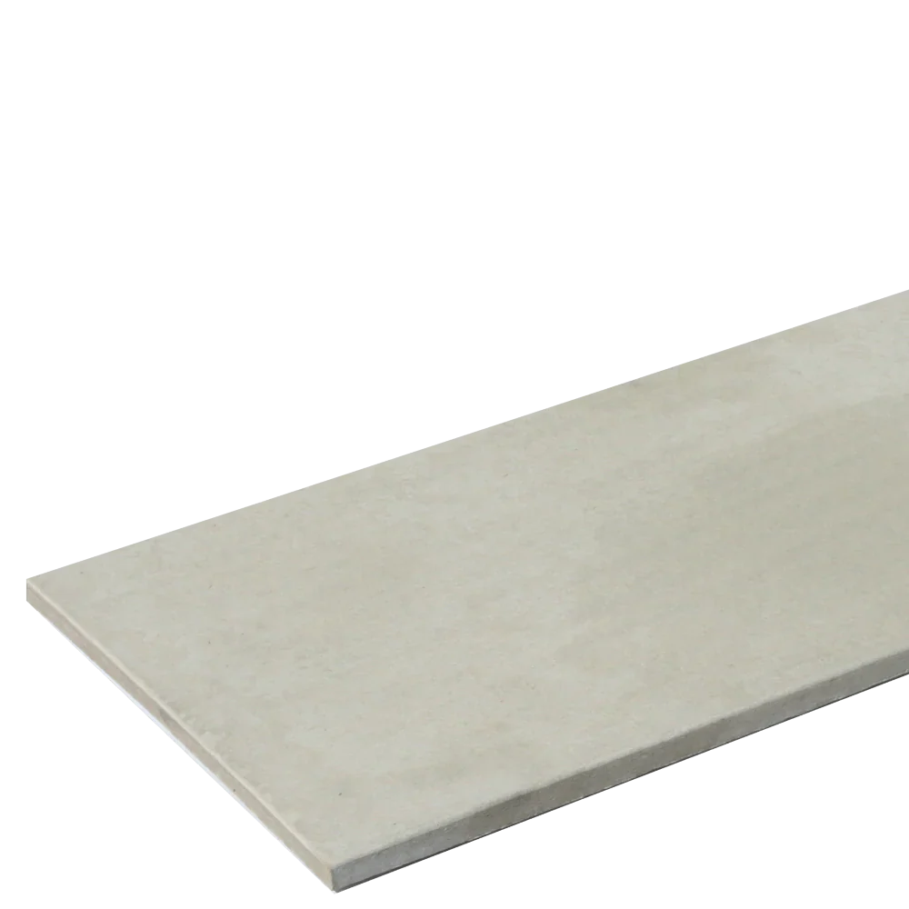 Rectangular concrete slab on a white background