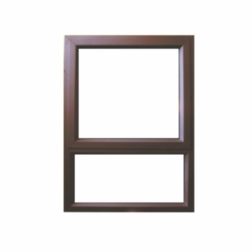 Aluminium Window Bronze 600 × 900 – 28mm Clear Glass